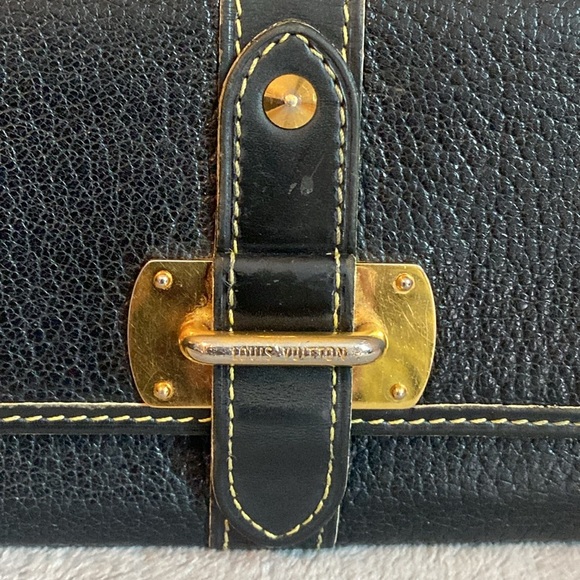 🖤LOUIS VUITTON🖤Suhali Le Favori Wallet in Noir Black with COA/EUC - Picture 7 of 12